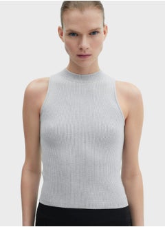 Buy Ribbed Knit Top in UAE