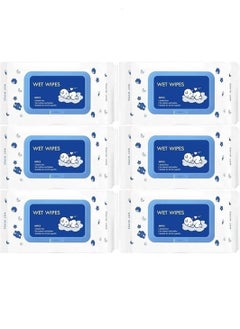 Buy Baby Wet Wipes,Sensitive Protect Baby Water Wipes with 100% Purified Water,Free from Alcohol,Fragrance & Paraben,Gentle and Safe for Baby's Sensitive Skin,6 Packs of 480 Wipes in Saudi Arabia