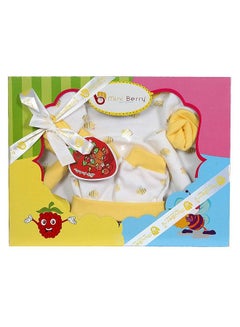 Buy Am Impex New Born Baby Gift Set In Yellow Color 6 Pcs in Saudi Arabia