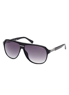 Buy Gu00039 01B Black Aviator Sunglasses in UAE