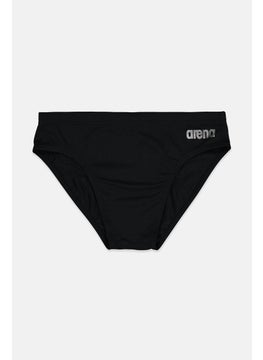 Buy Men Brand Logo Swimming Trunks, Black in Saudi Arabia