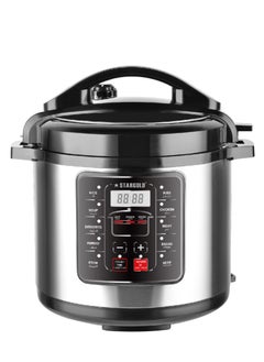 Buy Digital Electric Pressure Cooker Stainless Steel Body Touch Programmable in Saudi Arabia