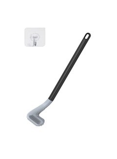 Buy Golf Toilet Brush Flexible Silicone Long Handled Toilet Bowl Cleaner  with a Hook in UAE