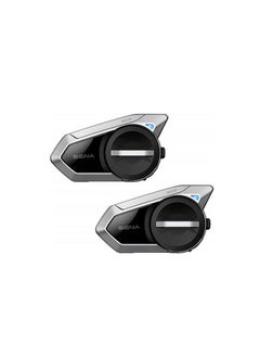 Buy Dual Pack 50S Motorcycle Bluetooth Communication System with Mesh Intercom in UAE