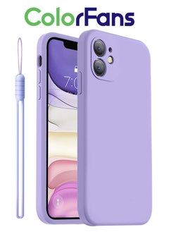 اشتري Case for Apple iPhone 11 6.1 inch Silicone Cover Soft Purple في السعودية