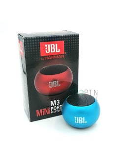 اشتري M3 Mini Portable Bluetooth Speaker – Blue, Compact, Wireless with Exceptional Audio في الامارات