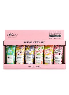 اشتري Hand Cream Gift Set, Hand Lotion Set for Dry Hands, Travel Moisturizing Hand Lotion with Vitamin E, Hand Cream Gift Set for Women  Birthday . Pack of 6,1.0 oz Tube في السعودية