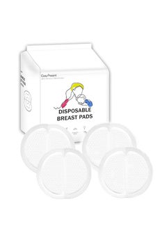 Buy 100Piece Disposable Nursing Breast Pads Soft and Super Absorbent Breast Pads Leakproof Design Nipple covers for Breast Feeding in Egypt