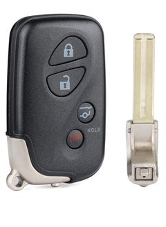 اشتري 4 Buttons Replacement Uncut Key Cover Fit for Lexus ES350 GS300 GS350 GS430 GS450h ISC IS250 IS350 LS460 LS600h, Keyless Entry Remote Fob Case Shell في الامارات