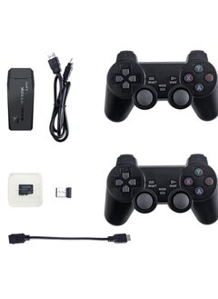 Buy Y3 Lite Game Stick Console with Dual 2.4G Wireless Controllers Connect TV High-definition Output with 64GB Card 10000 Games in UAE