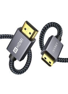 Buy 4K HDMI Cable 2 Meter, High Speed 18Gbps HDMI 2.0 Cable, 4K HDR, 3D, 2160P, 1080P, Ethernet - Braided HDMI Cord 32AWG, Audio Return(ARC) Compatible UHD TV, Blu-ray, PC, Projector in Egypt