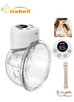 Buy Single Wearable Electric Breast Pump Lightweight Hands Free-S12 in Saudi Arabia