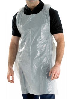 اشتري [300 PCS]HalaPack Waterproof Disposable Apron Set 117 x 71 cm Transparent for Kitchen and Restaurants في الامارات