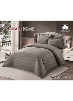 Buy Double-Sided Comforter Set 6-Piece Bedspread 6-Piece Comforter 100% Cotton Comforter Size 260ءx240 cm in Saudi Arabia