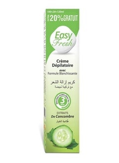 Buy EASY FRESH Hair Removing Tube Cream Cucumber (120g) in UAE