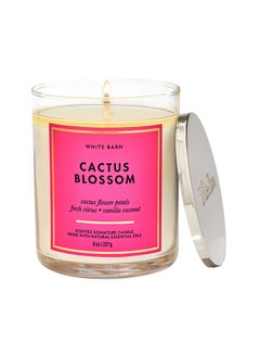 Buy Cactus Blossom Signature Single Wick Candle in Saudi Arabia