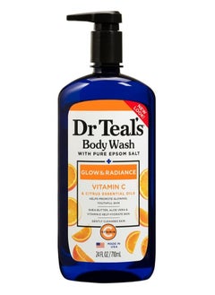 Buy Epsom Salt Body Wash Vitamin C and Citrus Oils 710ml in UAE