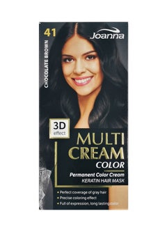 Buy Multi Cream Hair Color Chocolate Brown 40g/ 60g with cream , bottle and applicator in UAE