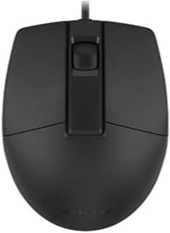 اشتري A4Tech OP-330 USB Optical Office Mouse - 4 Way Wheel Smart Scrolling - 8 Selectable hotkey - 1200DPI - Durable 3 Button Life (5M Click) For PC/MAC - Black في مصر