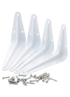 Buy 4-Piece Set  Right Angle Shelf Bracket - 3x4inch in Saudi Arabia