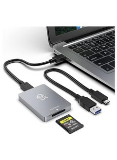 Buy CF Express Card Reader Type A, CF Express Card Reader USB 3.2 Gen2 10Gbps Memory Card Adapter with USB C to USB C, USB A Cable for Windows, Mac OS, Linux, Android in UAE