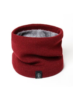 Buy Unisex Knit Neck Warmer Thick Winter ScarfWJ99-1 wine red WJ99-1 wine red in Saudi Arabia