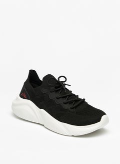 Buy Textured Womens' Sports Shoes with Lace Up Closure in UAE