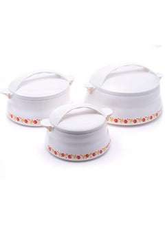Buy White food containers with a floral pattern in Saudi Arabia
