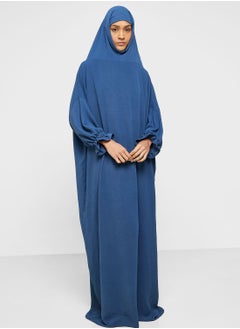 Buy Hooded Knitted Prayer Abaya in UAE