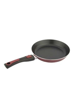 اشتري Vetro Open Fry Pan With (Detachabel Handle) Non Stick 32X4.5Cm  Wine Red K797005/1/32 في السعودية