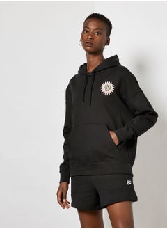 Buy Downtown Relaxed Graphic Hoodie in UAE