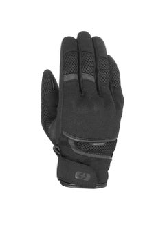 Buy Oxford Brisbane Air Short Gloves Stealth Black-Medium in UAE