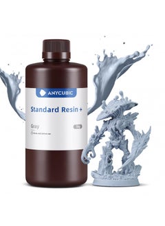 اشتري ANYCUBIC Upgraded Standard 3D Printer Resin, 405nm SLA Fast UV-Curing Resin, High Precision & Rapid Photopolymer for 8K Capable LCD/DLP/SLA 3D Printing (Grey, 1000g) في الامارات