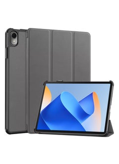 Buy Slim Stand Hard Back Shell Smart Cover Case for Huawei  MatePad SE 11 inch, Auto Wake/Sleep Grey in UAE