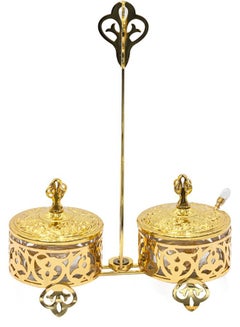 Buy 6-piece Sugar Bowl set With Lid And Spoon 25x19cm in UAE