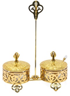 Buy 6-piece Sugar Bowl set With Lid And Spoon 25x19cm in UAE