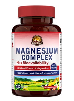 Buy Vitalitown Magnesium Complex max bioavailablity 120 Caps in UAE