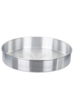 Buy Cake Pan Round Aluminium Heavy Guge Baking Tray 26.5 X 5cm in UAE