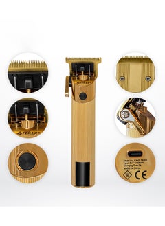 Buy Electric Shaving Machine Hair Shaving And Trimming Beard FXHT-7300 Gold in Saudi Arabia