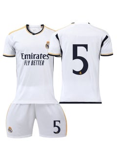 Buy 2-piece set of Royal Madrid's new #5 football jersey. in Saudi Arabia