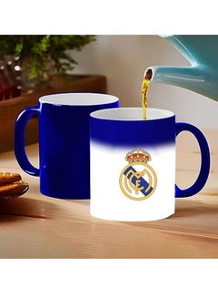 Buy A Magic Ceramic Cup Printed With The “Real Madrid Club Logo” Design In Blue in Saudi Arabia