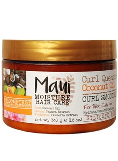 Buy Curl Quench + Coconut Oil Curly Smoothie For Thick and Curly Hair 340g in Saudi Arabia