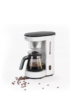 اشتري HiBREW 3 in 1 America Drip Coffee Machine Pour Over Coffee Maker Glass Teapot Hot Tea Maker H12 White في السعودية