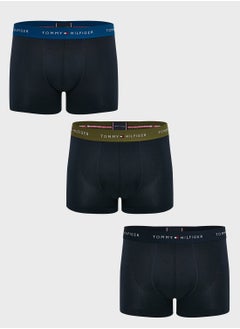 Buy 3 Pack Logo Band Trunks in UAE