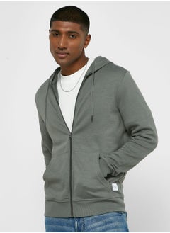 Buy Essential Zip Through Hoodie in UAE