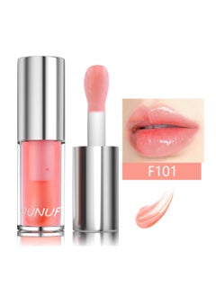 Buy Lip Glow Oil Deep Nourishing Moisturizing Glossy Mirror Shiny Plumping Long Lasting Lightweight Non Sticky Portable Lip Oil Lip Care to Fade Lines and Exfoliate Dead Skin for Women 3.5ml in Saudi Arabia