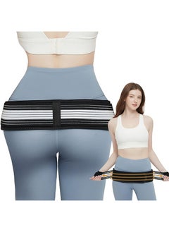 Buy Sacroiliac SI Joint Hip Belt, Adjustable Lower Back Support Brace for Women and Men, Anti Slip Pelvic Support Belt, Trochanter Belt, Pain Relief for Sciatica, Pelvic, Lower Back and Lumbar in Saudi Arabia