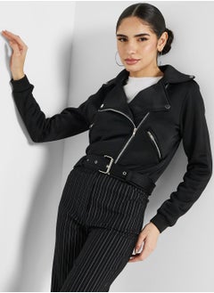 Buy Classic Biker Jacket in UAE