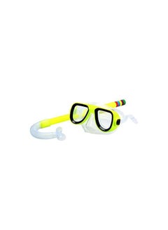 Buy Diving Goggle Mask Breathing Tube Shockproof Anti-fog Swimming Glasses Set in Saudi Arabia