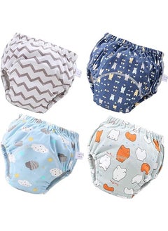 Buy 4 Pieces Training Pants Strong Absorbent Toddler Potty Training Underwear for Baby and Toddlers Unisex in UAE